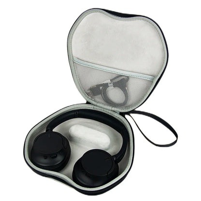Portable EVA Hard Shell Earphone Case | Protective Headset Box for SONY WH-CH720N/WH-CH520 & Apple Max | Travel-Friendly Carrying Bag