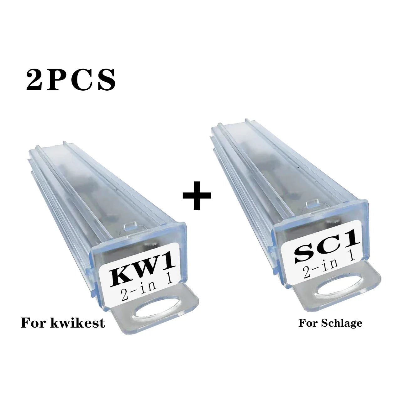 Lishi 2-in-1 Locksmith Tool Set — KW1, KW5, SC1, SC4, SC20, M1/MS2 + SS001/SS002 with Box