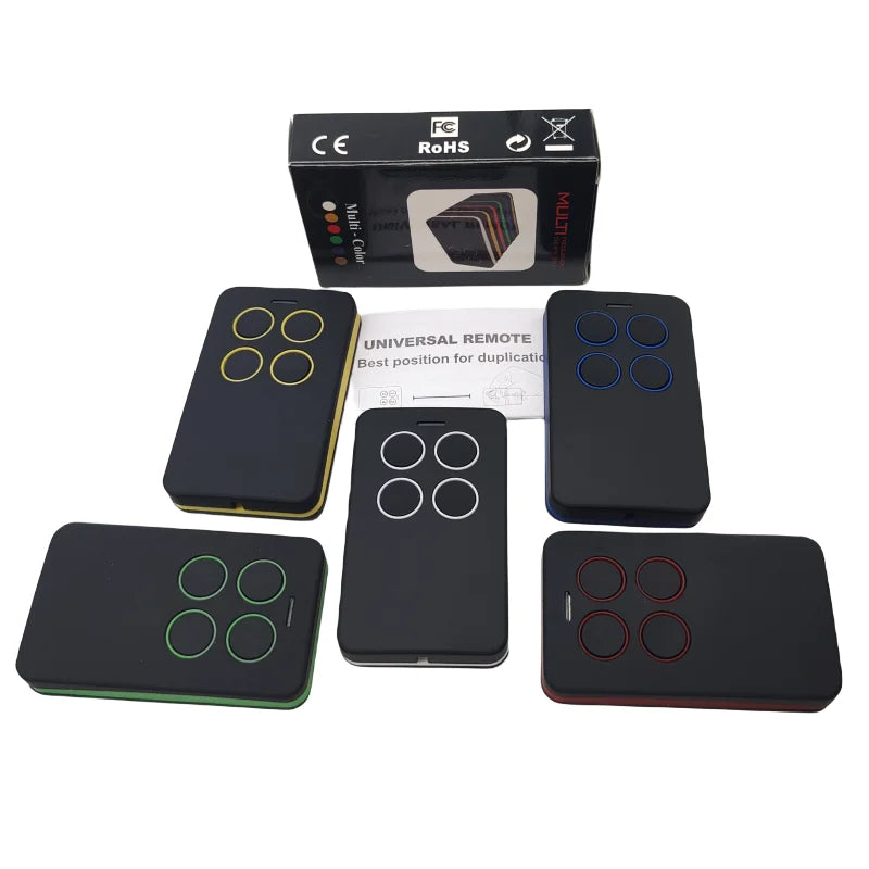 Universal Multi-Frequency 280-868MHz Garage Door Remote – Fixed & Rolling Code Duplicator
