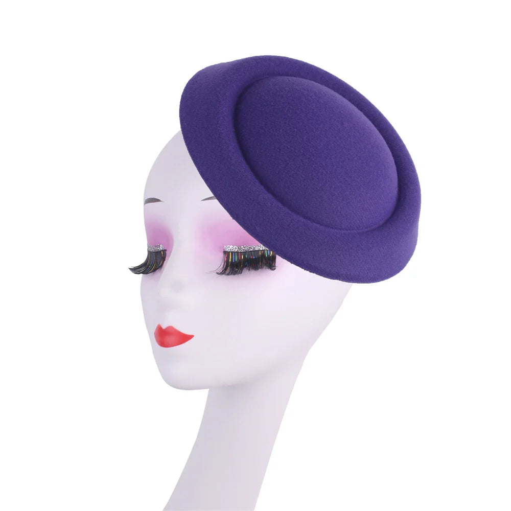 17CM Fascinator Bases for DIY Hair Accessories - Ladies' Wedding Hat, Millinery Cap for Bridal Chapeau