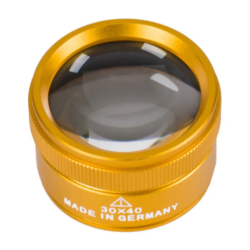 30x Metal Magnifier Loop – Jewelry Identification & Repair Microscope for Circuit Boards & Watches