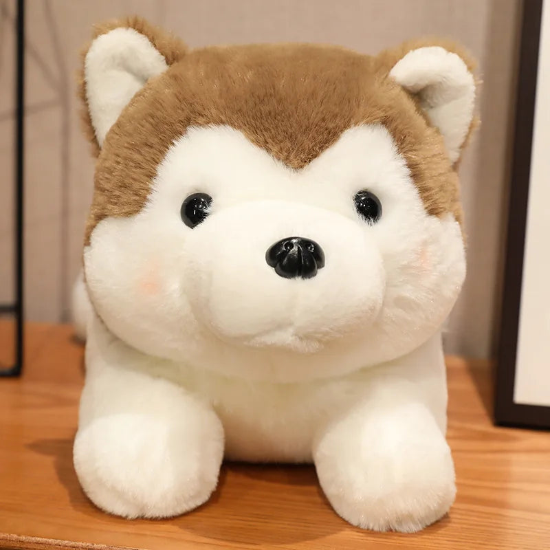 30/40cm Cute Husky Dog Plush Toy – Soft Kawaii Stuffed Puppy Pillow Doll for Xmas Gift