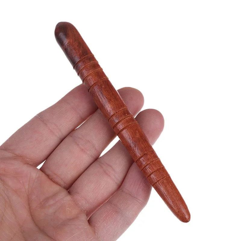 Wooden Acupoint Massage Stick — Meridian Pen for Foot, Sole & Body Acupressure Therapy