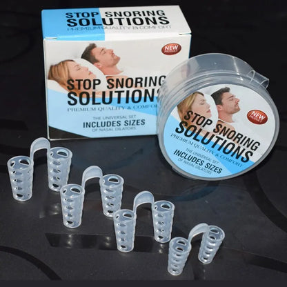 4PCS Anti-Snoring Nasal Dilators - Easy Breathing Aids for Better Respiratory Health and Snoring Prevention