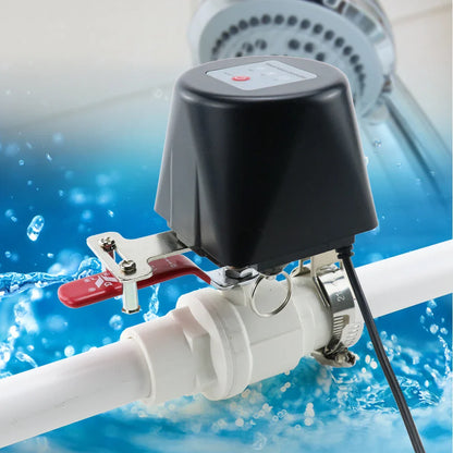 Tuya Zigbee Smart Gas & Water Valve Controller – WiFi Irrigation Timer Compatible with Alexa, Google Assistant, SmartLife