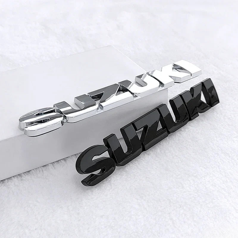 3D ABS Car Rear Badge Sticker – Emblem Decoration for Suzuki Swift, Sport, Jimny, Grand Vitara, Alto, SX4, Alivio & Samurai