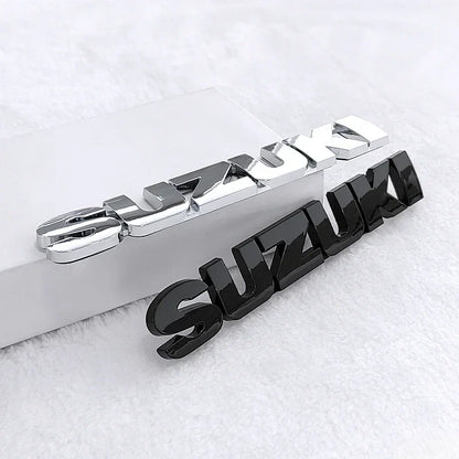 3D ABS Car Rear Badge Sticker – Emblem Decoration for Suzuki Swift, Sport, Jimny, Grand Vitara, Alto, SX4, Alivio & Samurai