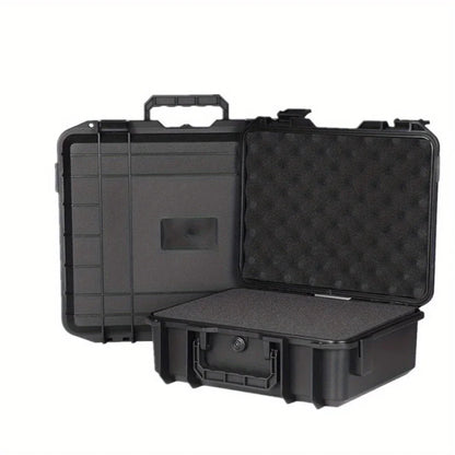 Waterproof Hard Carry Case Toolbox – Pre-Cut Foam Storage Organizer, Impact-Resistant Safety Protector for Hardware