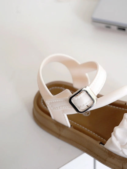 Children's Cartoon Bow Slippers - Breathable Soft Sole Anti-Slip Indoor & Bathroom Shoes for Girls