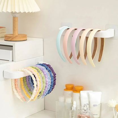 Multifunctional Seamless Hair Loop Storage Rack - Non-Punching, Dormitory Head Rope Hook Organizer