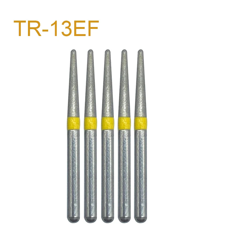 5pcs FG Dia 1.6mm Dental Drills – High-Speed Handpiece Diamond Burs for Teeth Whitening