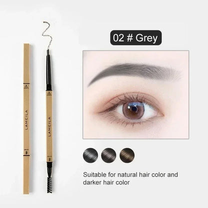 5-Color Double Head Eyebrow Pencil with Brush – Waterproof Sweatproof Eyebrow Gel Tattoo Stick