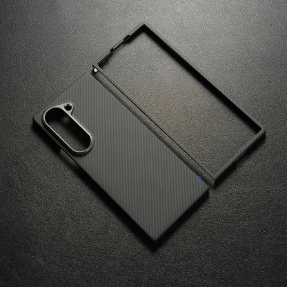 Real Aramid Carbon Fiber Magnetic Case for Samsung Galaxy Z Fold 6 – Magsafe Compatible 1500D 600D Fiber Cover