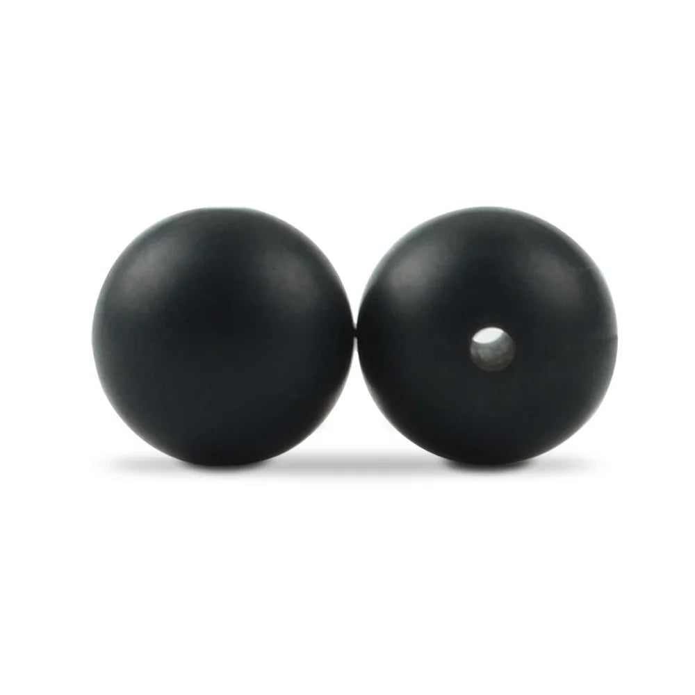 LOFCA Silicone Round Beads 20pcs - 9/12/15mm DIY Jewelry Making Beads for Bracelets, Keychains & Necklaces