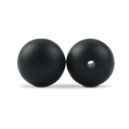LOFCA Silicone Round Beads 20pcs - 9/12/15mm DIY Jewelry Making Beads for Bracelets, Keychains & Necklaces