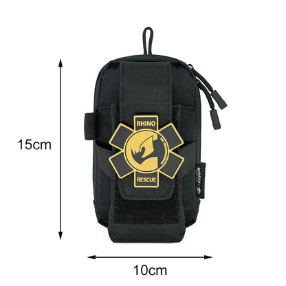Rhino Rescue IFAK Empty Pouch - MOLLE Tactical Medical Gear Bag for Camping, Hiking & Outdoor Emergencies