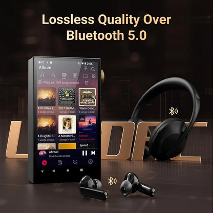 Oilsky Hi-Res Audio Player - 160GB HiFi MP3 Player with Bluetooth, WiFi, Dual ESS DAC & 4.4mm Balanced Output