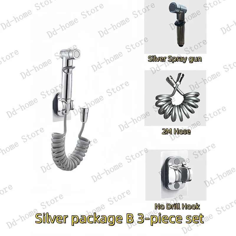 Handheld Bidet Spray Gun – Portable High-Pressure Cleaning Set for Bathroom, Women’s Washing & Toilet Hygiene
