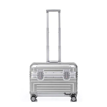Carrylove 18" Aluminum Camera Trolley Suitcase — Spinner Pilot Luggage Bag for Photography, Rolling Wheels
