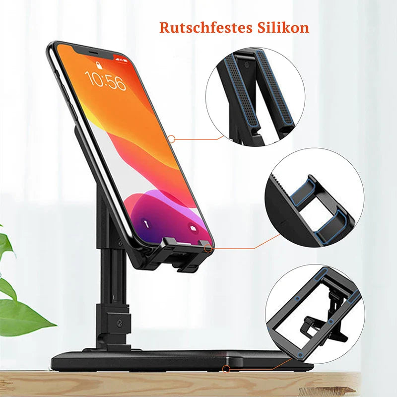 Portable Foldable Mobile Phone Stand – Scalable Desktop Bracket & Holder for Phones