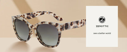 ZENOTTIC Women’s Cat Eye Polarized Sunglasses – Oversized Retro UV400 Designer Shades