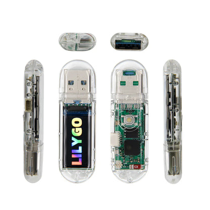 LILYGO® T-Dongle-S3 ESP32-S3 Development Board – 0.96" ST7735 LCD Display with WiFi, Bluetooth & TF Card Support