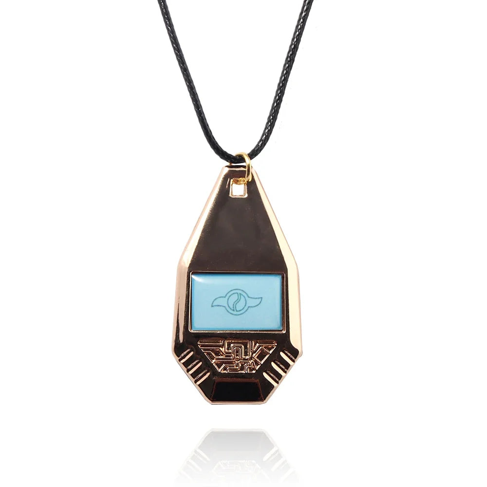 Digimon Adventure Evolver Necklace - Anime Metal Pendant Cosplay Jewelry Accessory Gift for Fans