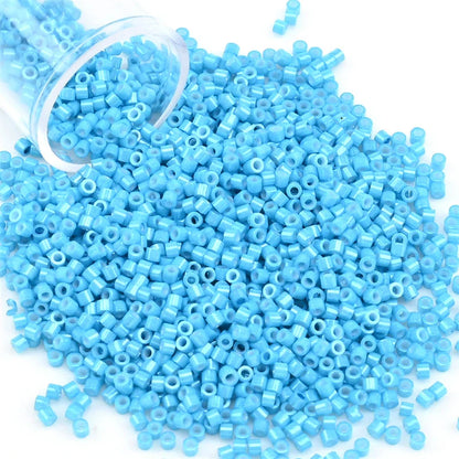 11/0 Mini Glass Beads – 2000PCS Small Cylindrical Beads for DIY Jewelry Making, Necklaces & Bracelets, 10g/Pack
