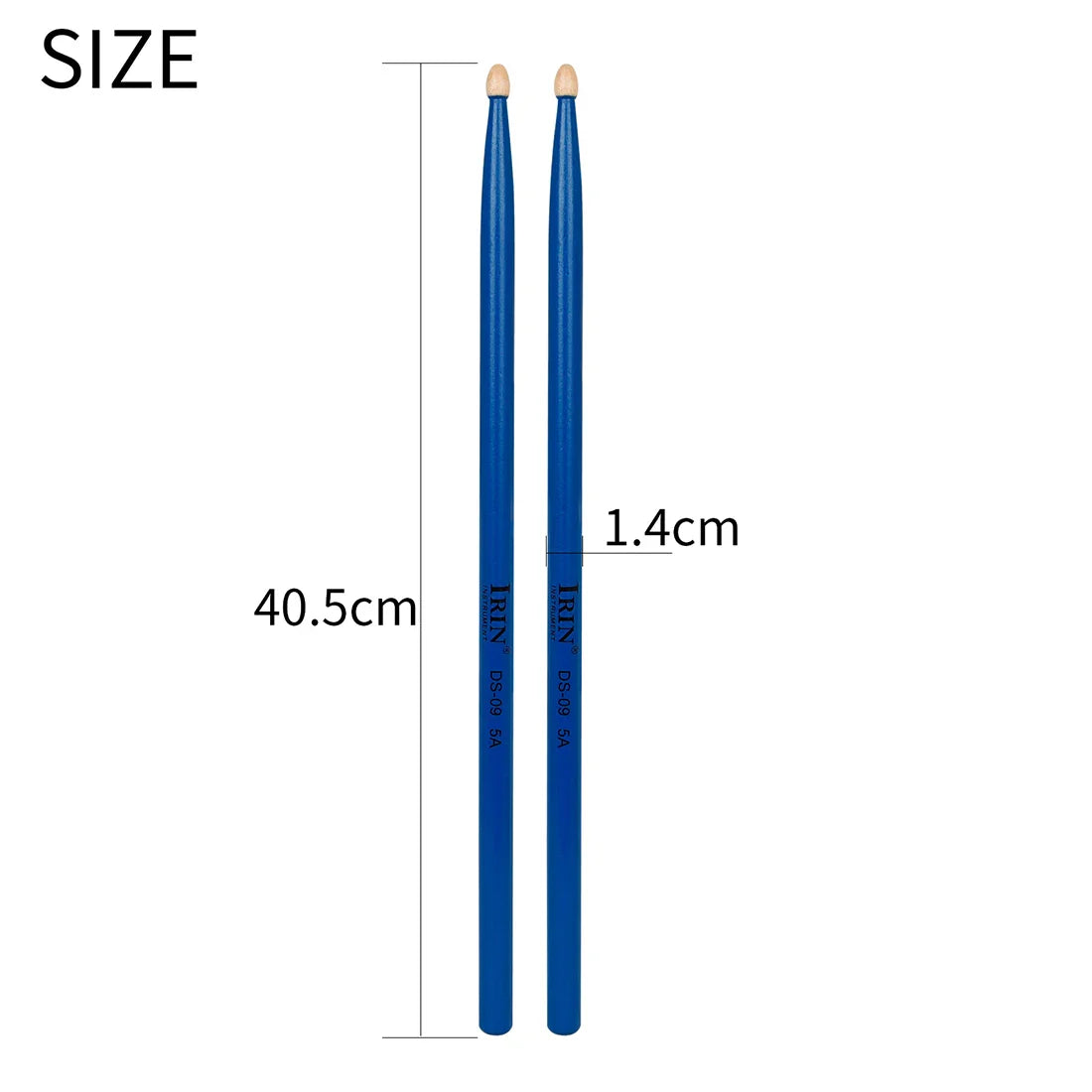 5A Maple Drumsticks – DS-09 Multicolor Drum Mallets, Professional Percussion Musical Instrument Accessories