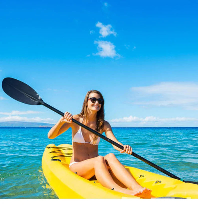 HEALING 4-Section Kayak Paddle – 100% Carbon Fiber Double-Head Blades, Inflatable Stand-Up Paddle for Boat Surfing & Kayaks