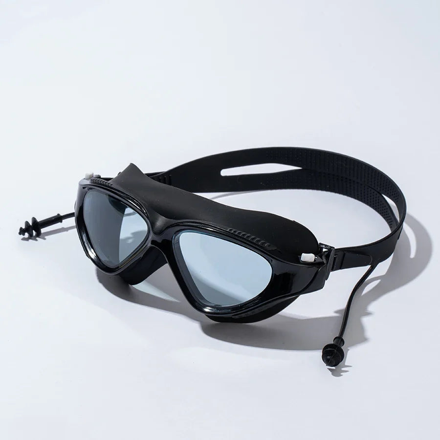 Seasprint Swimming Goggles - Anti-Fog UV Protection Waterproof Adjustable Silicone Swim Glasses