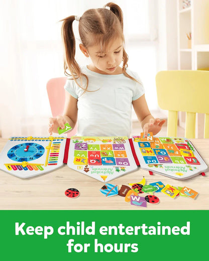 Montessori Busy Board for Toddlers – Sensory Busy Book for Early Education & Fine Motor Skills Learning Toys