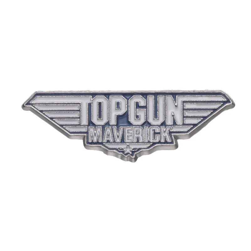 Top Gun Navy Fighter Weapons School Enamel Pin – Vintage Metal Badge for Backpack, Clothes, Jewelry & Shirt Collar