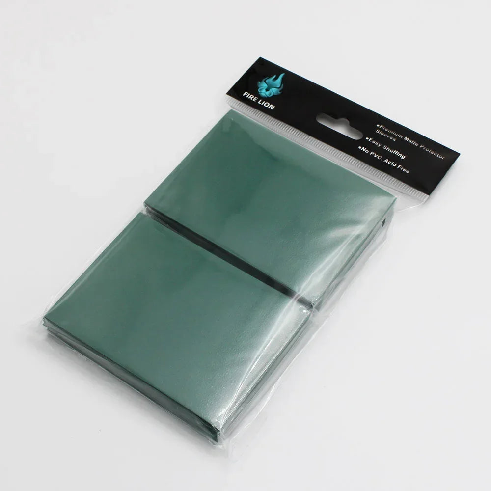 100PCS Matte Colorful Card Sleeves - 66x91mm TCG Trading Card Protectors for Tarot, Board Games & PKM Cards