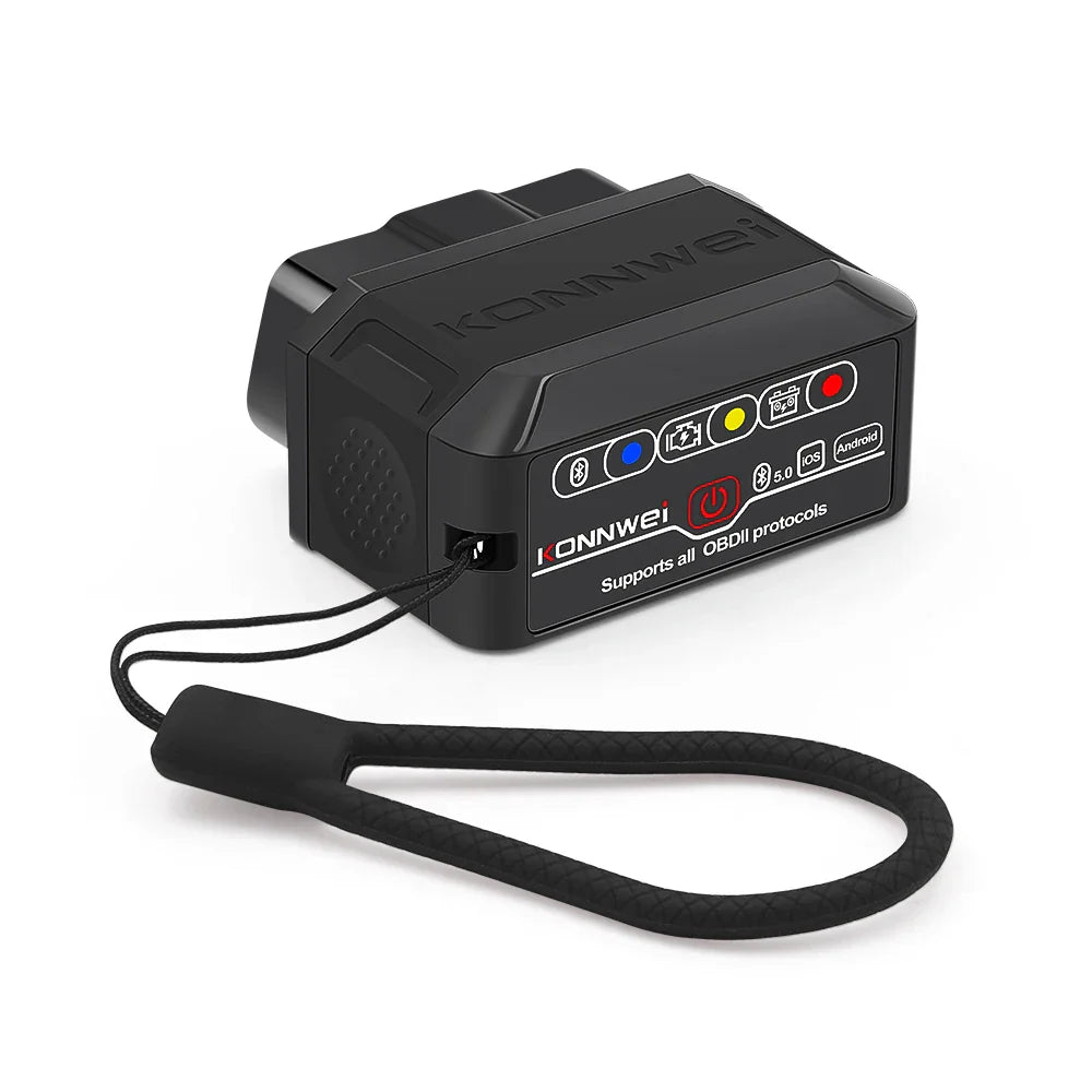 KONNWEI KW906 OBD2 Scanner – Bluetooth 5.0 ELM327 V1.5 Car Diagnostic Tool & Code Reader for Android/iOS