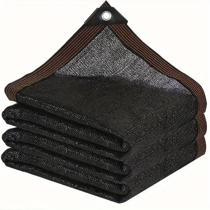 Black High-Density Polyethylene Sunshade Net – UV Protection Mesh Cover for Greenhouse, Garden, Patio, Pergola & Porch Use