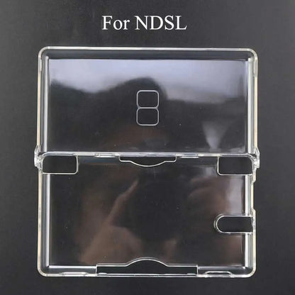 YuXi Clear Plastic Protective Case for NDSL, NDSi, New 3DS XL & GBA SP – Hard Shell Crystal Cover