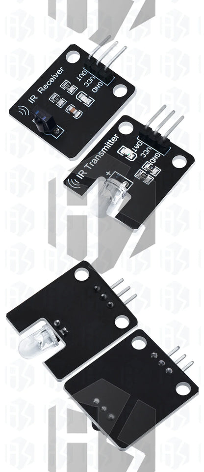 BS 1Set IR Infrared Transmitter & Receiver Module – 38kHz Digital Sensor with Remote Control for Arduino