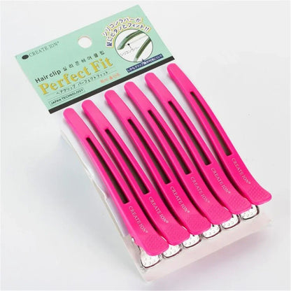 5/6PCS Alligator Hair Clips – Hairdressing Clamps & Crocodile Section Clips for Salon Styling and Barber Use