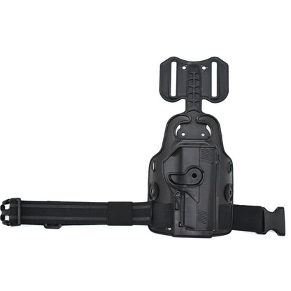 Outdoor Tactical Thigh Drop Leg Holster - Compatible with Glock 17, Beretta M9, Colt 1911, PX4 Storm for Hunting
