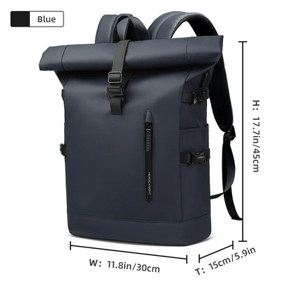 HK Expandable Travel Backpack for Men – Large Capacity Waterproof 15.6” Laptop Bag, Hiking Rucksack & Cycling Daypack with USB Port