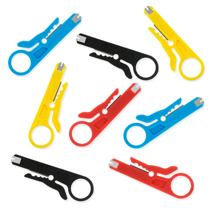 Multi-Functional Wire Stripper Knife Crimper Pliers: Crimping Tool with Cable Stripping Wire Cutter - Handy Multi-Tool for Cutting Lines