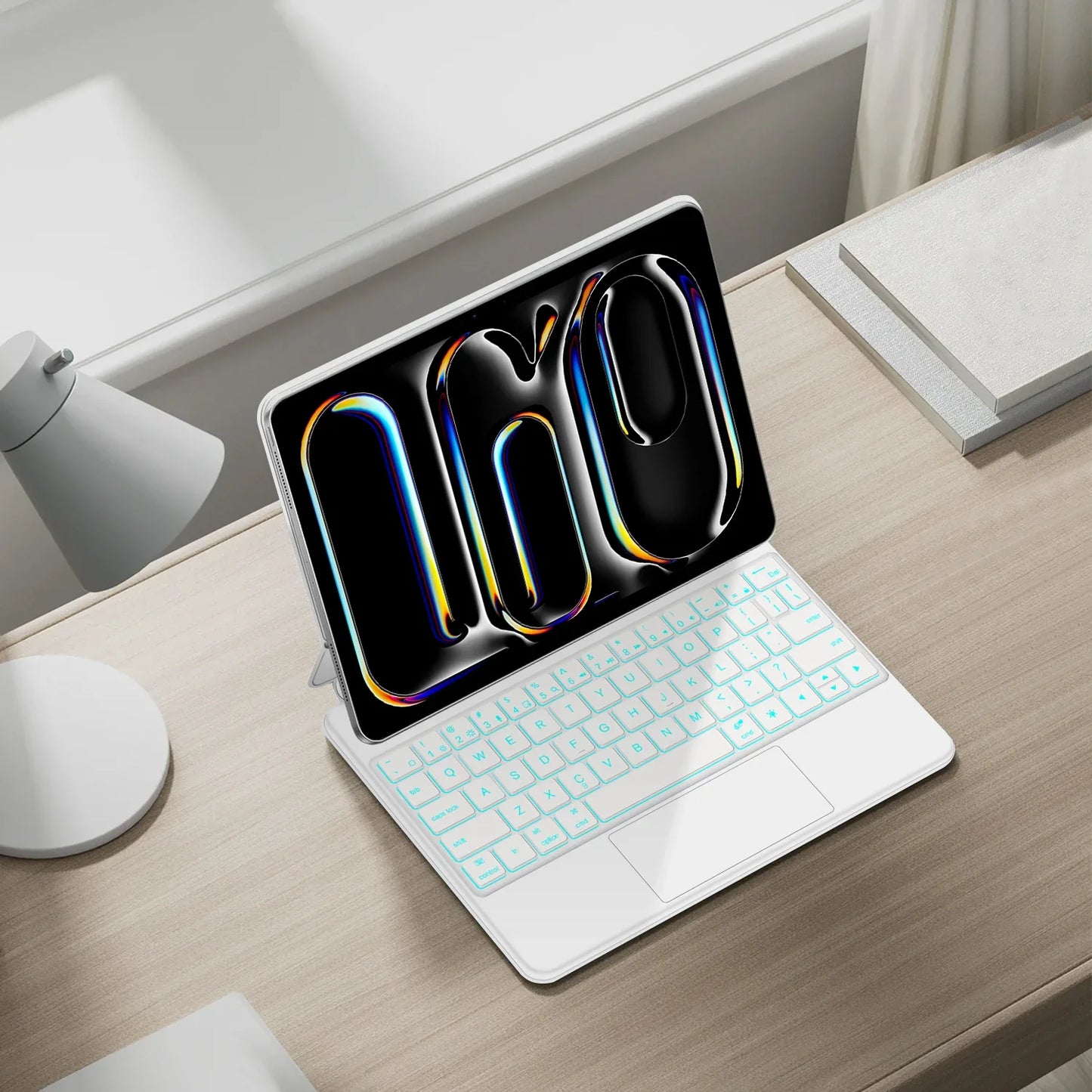 Backlight Magic Keyboard Case for iPad Pro 11/13 & iPad Air 11/13 Inch (2024) – M4/M2 Smart Folio Cover