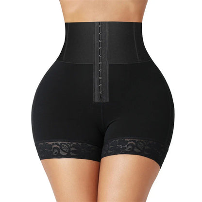 Women’s High Waist Body Shaper Panties — Butt Lifter Slimming Shapewear BBL Shorts with Tummy Control