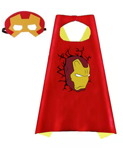 Superhero Capes for Boys & Girls – Cartoon Dress-Up Costume Cloak for Birthday, Halloween & Easter Party