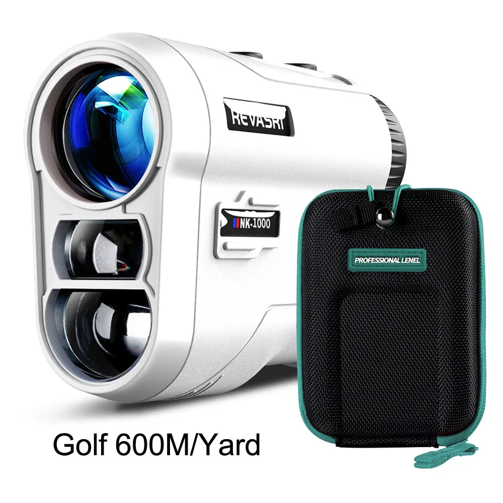 REVASRI Golf Laser Rangefinder – 600M Telescope with Flag-Lock, Slope Pin Distance Meter, 1000M Camouflage Hunting Monocular