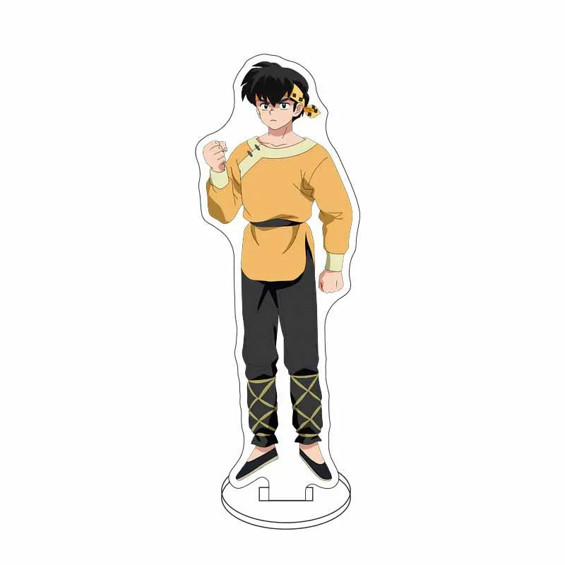 Ranma 1/2 Acrylic Stand Figure — 15cm Tendou, Akane, Hibiki & Ryoga Anime Model Plate, Cartoon Doll for Bedroom Display