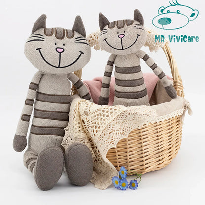 MR ViviCare Cat Plush Toy – Small Soft Stuffed Animal for Kids, Cute Simulation Plush, Birthday Gift & Photo Prop for Girls