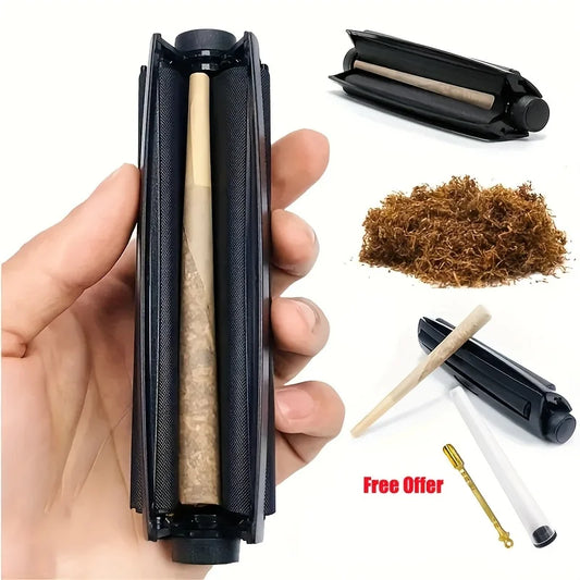 Portable Manual Cigarette Rolling Machine – Handheld Tobacco Filler Roller for Home & Office Use