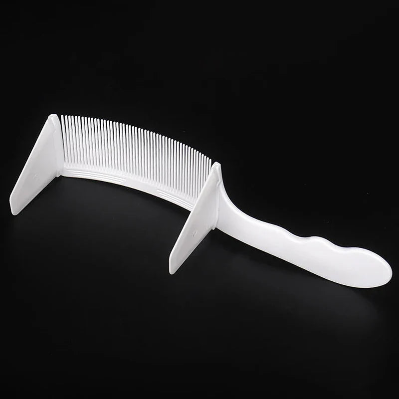 New Style Professional Barber Hair Cutting Curved Positioning Comb - Adjustable S Arc Design Hair Clipper Comb - Hairdresser Tools
